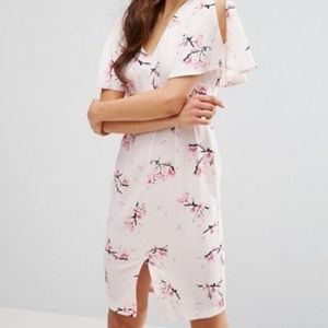 NWT Closet Midi Dress with Angel Sleeve, Size 4